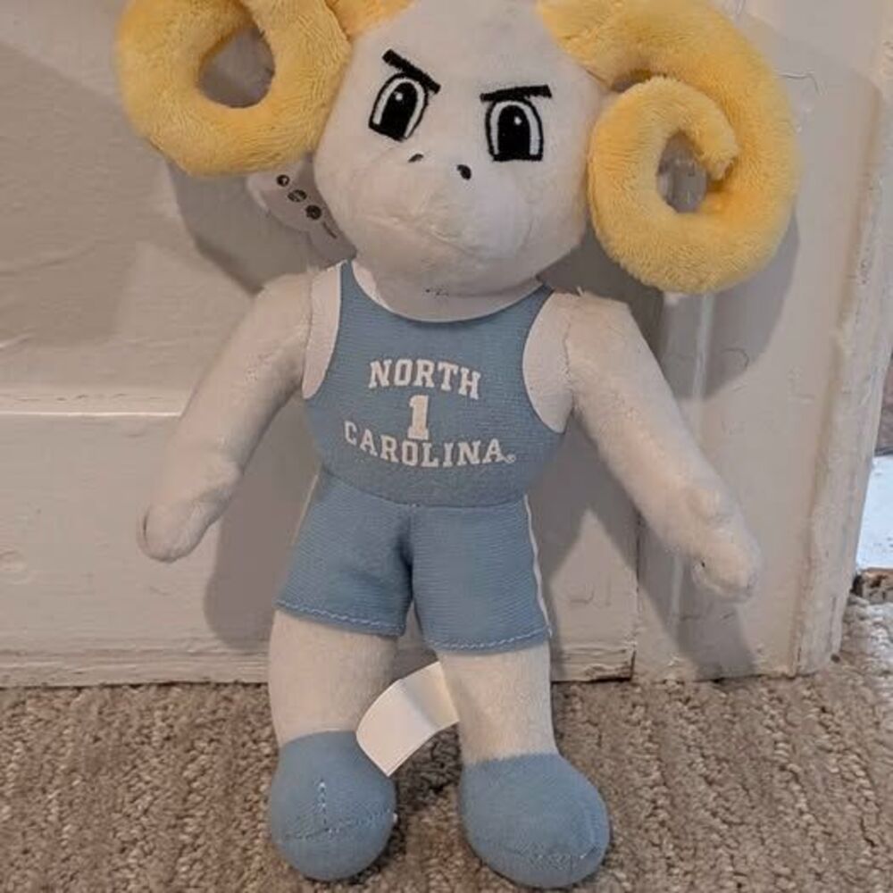 Rameses UNC Tar Heels Mascot Plush North Carolina Ram Official NWT NCAA College